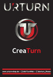 UrTurn CreaTurn Graspapier Etikett front